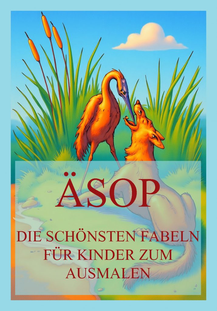 Äsop – Die schönsten Fabeln für Kinder zum Ausmalen