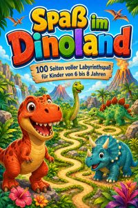 Spaß im Dinoland - Das Labyrinthbuch